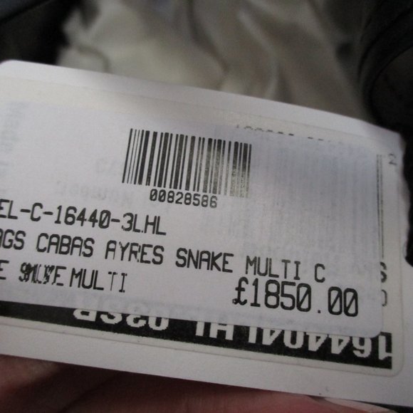 NEW CELINE CABAS AYRES SNAKE RAINBOW Tote PRIDE - Picture 11 of 12